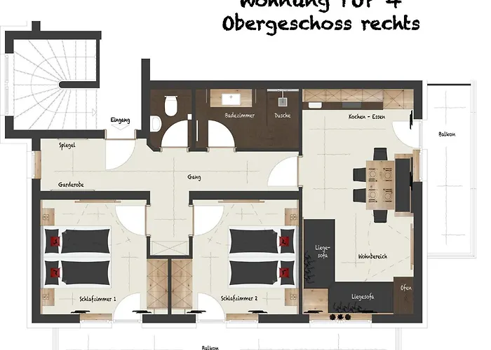 דירה Flat Near Four Lifts In מאיירהופן